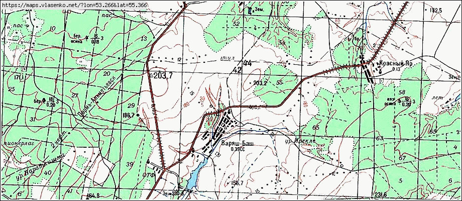 Карта район муслюмовский район