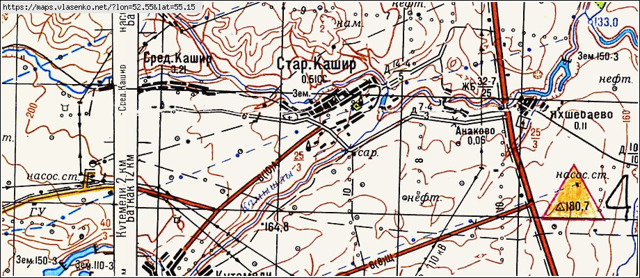 Карта старые тукмаклы