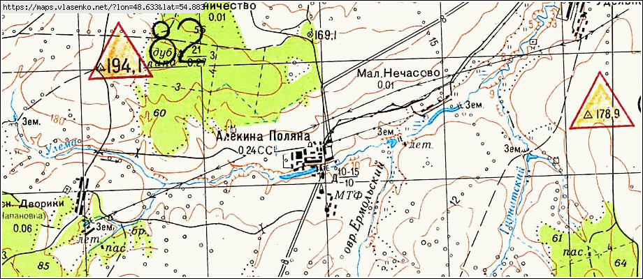 Карта со спутника тетюшский район