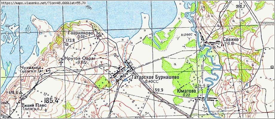 Карта осадков татарск