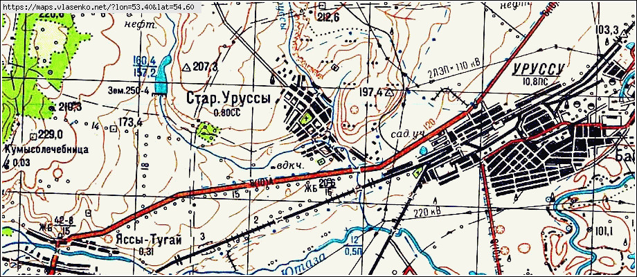 Карта пгт уруссу с улицами и номерами домов