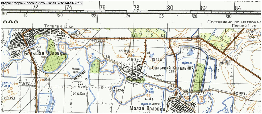 Карта осадков кагальник