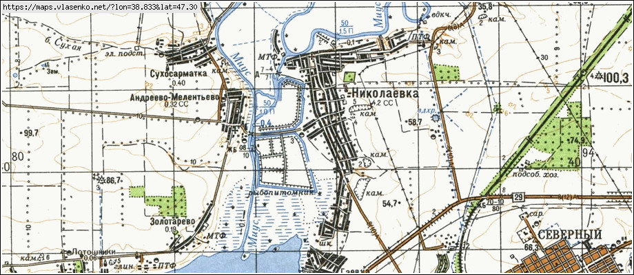 Карта село николаевка неклиновский район ростовская область