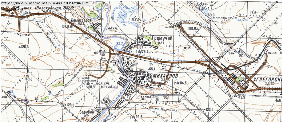 Карта осадков тацинская