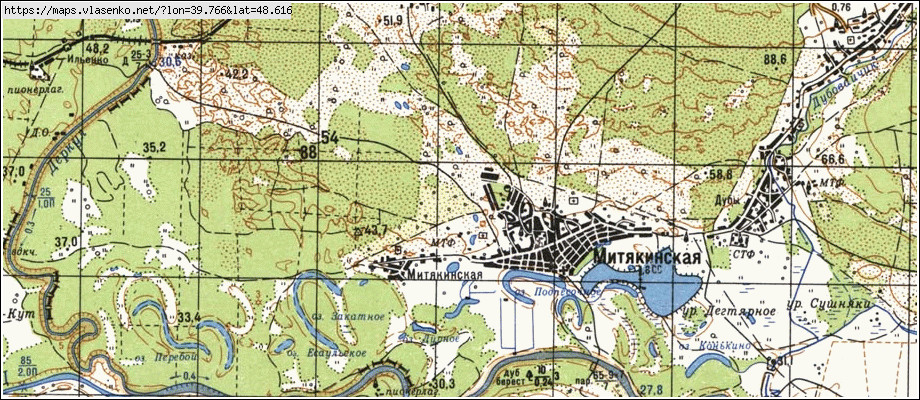 Спутниковая карта тарасовского района ростовской области