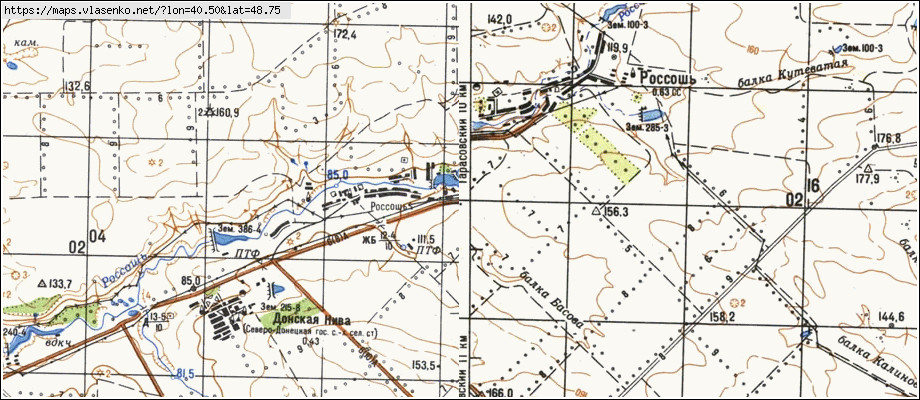 Карта тарасовского района