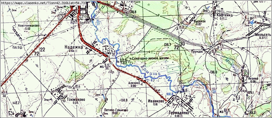 Карта ермишь рязанская область