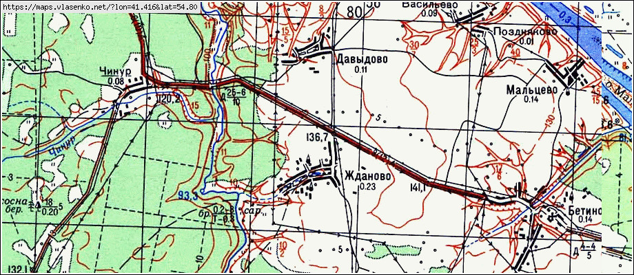 Спутниковая карта касимовского района