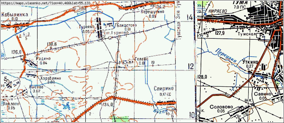 Клепиковский район карта