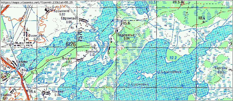 Клепиковский район карта