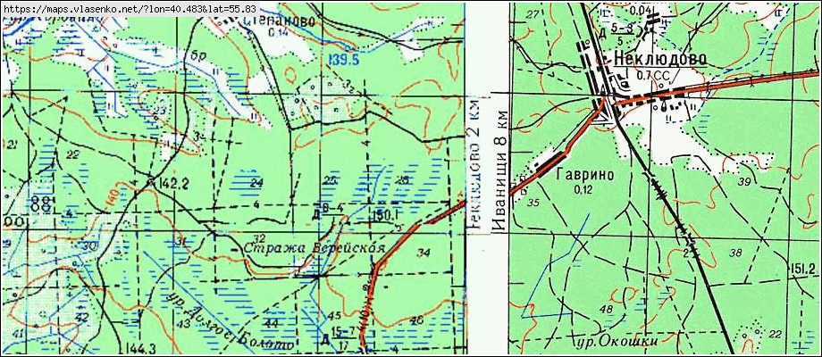 Карта спас клепиковского района рязанской области