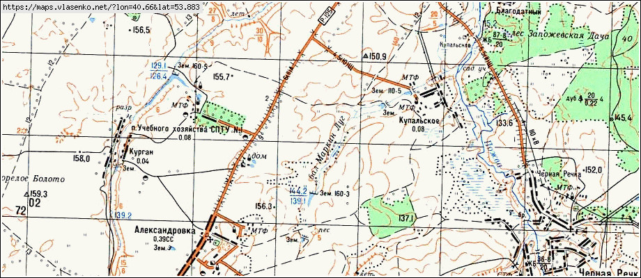 Кораблинский район рязанской области карта