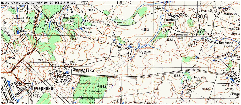 Карта михайловского района рязанской области