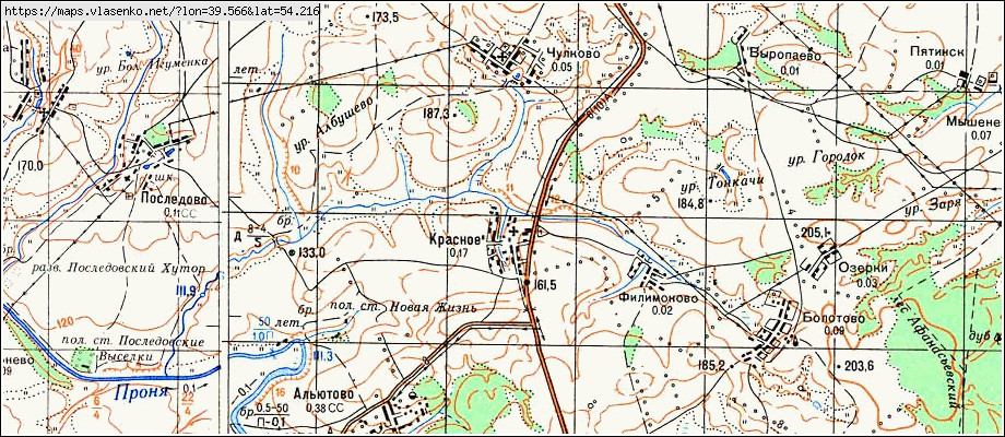 Кадастровая карта деревни филимоново пронского района рязанской области