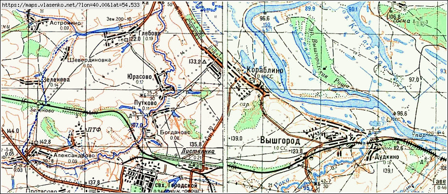 Карта осадков кораблино рязанская область