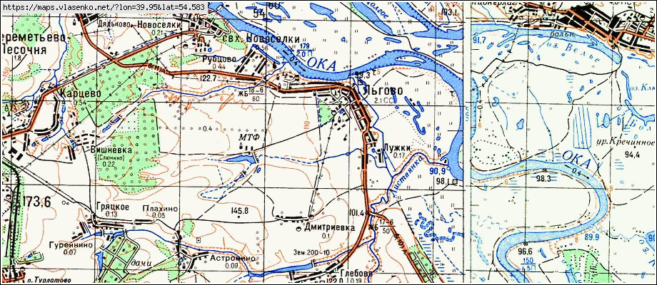 Карта рязанской области шиловский район