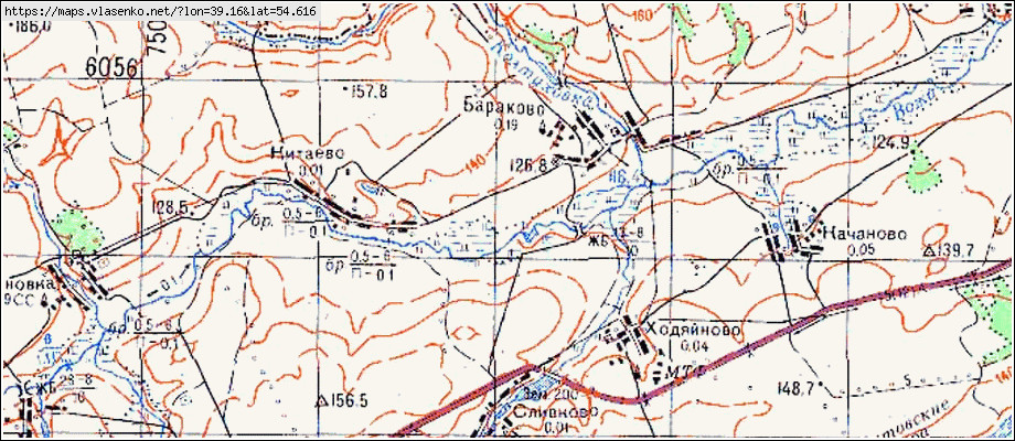 Карта рыбновского района рязанской