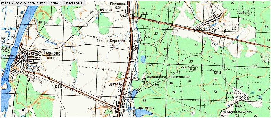 Карта шиловского района рязанской области подробная