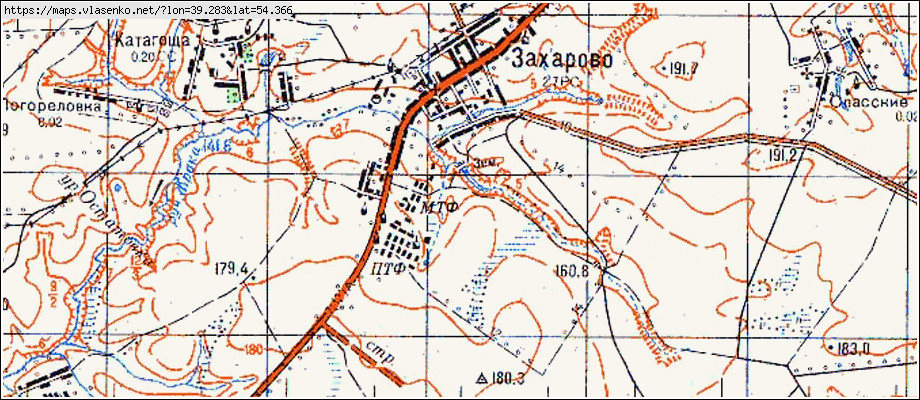 Карта осадков захарово