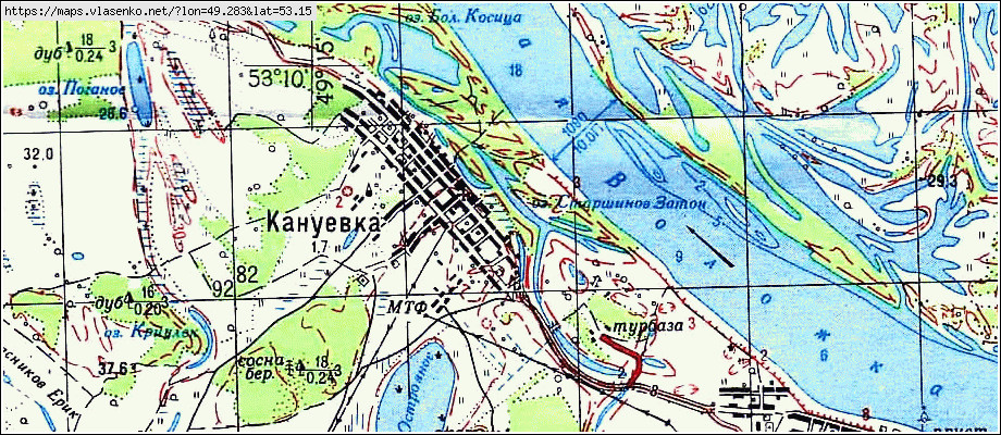 Самарская область карта александровка