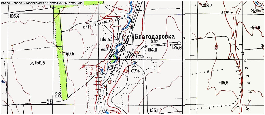 Карта с борское