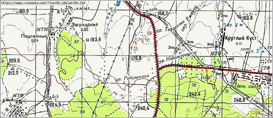 Самарская область карта александровка