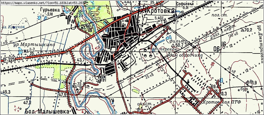 Кинель самарская область карта