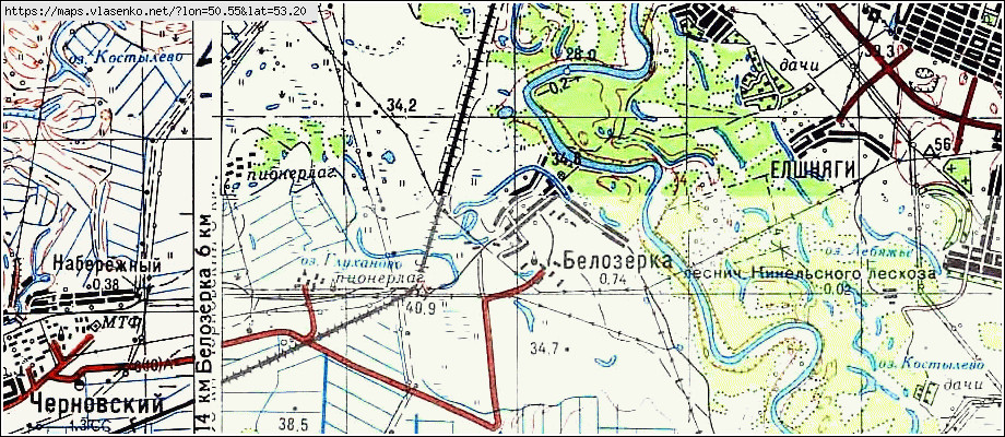 Самарская область белозерки карта