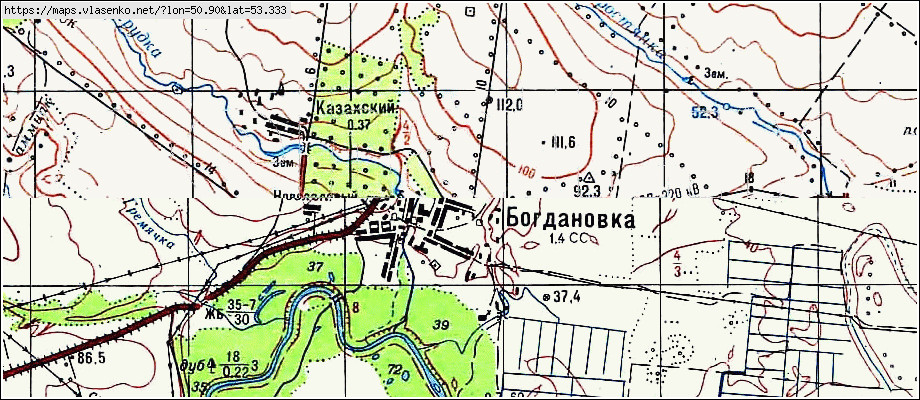 Карта кинельский р н