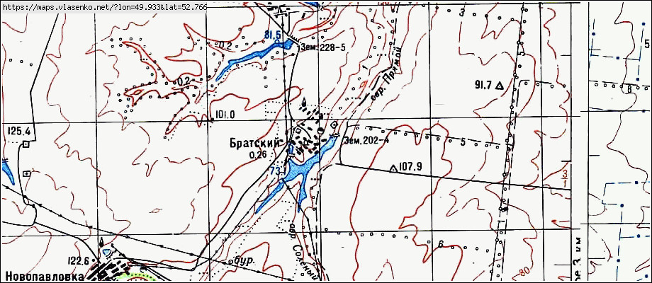 Карта братска спутник