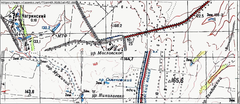 Карта красноармейское самарская область