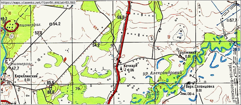 Карта красноярского района самарской обл