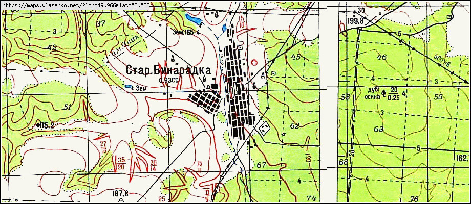 Карта старая бинарадка самарская область