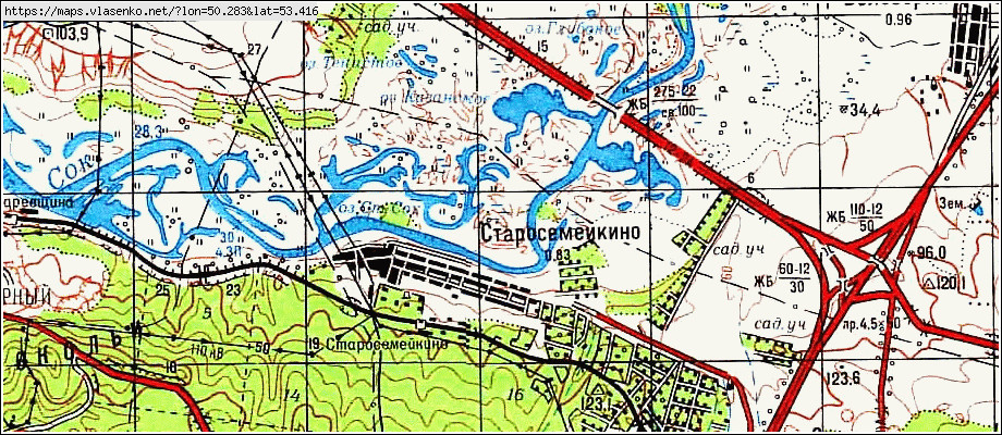 Карта красноармейское самарская область