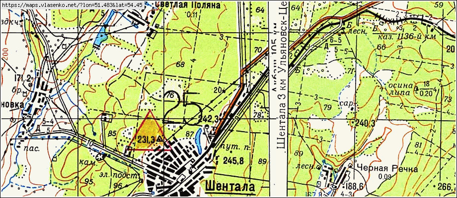 Карта шентала самара