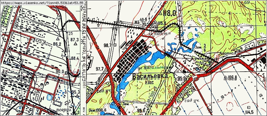 Карта тольятти васильевка