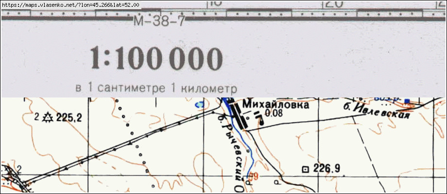 Карта МИХАЙЛОВКА, Саратовская область, Аткарский район