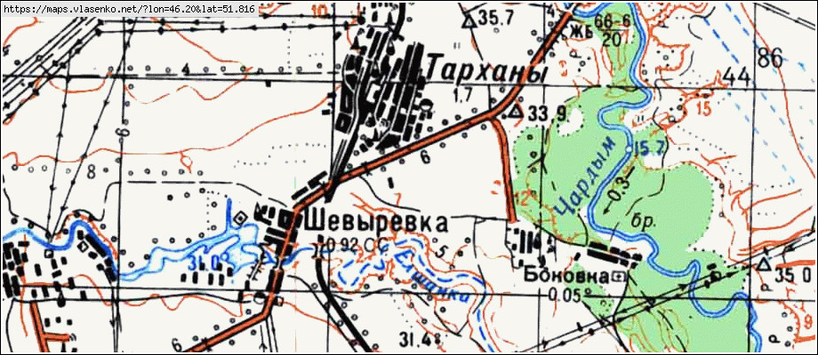 Карта район новобурасский район