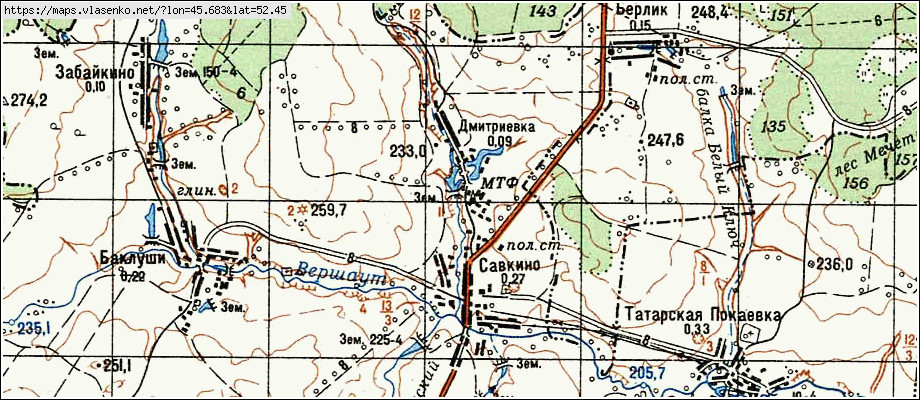 Карта петровского района