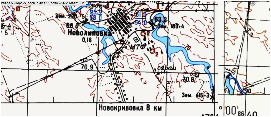 Карта п степное советского района саратовской области