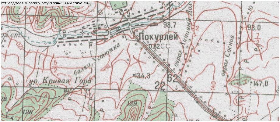 Карта терса вольский район