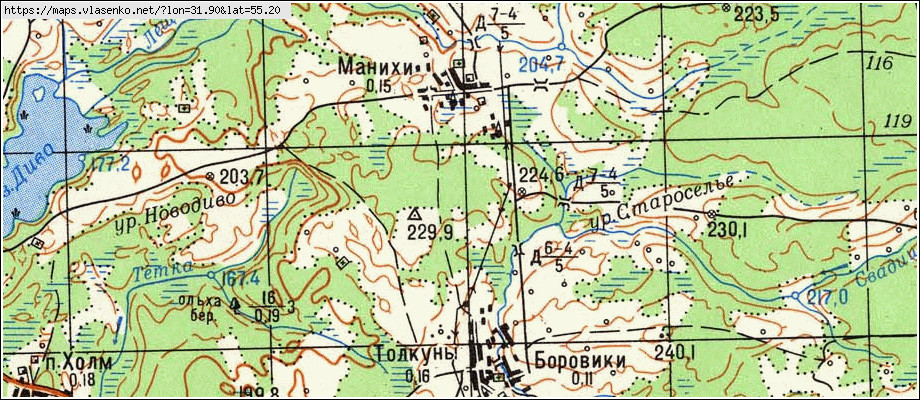 Карта демидовского района смоленской области подробная с деревнями