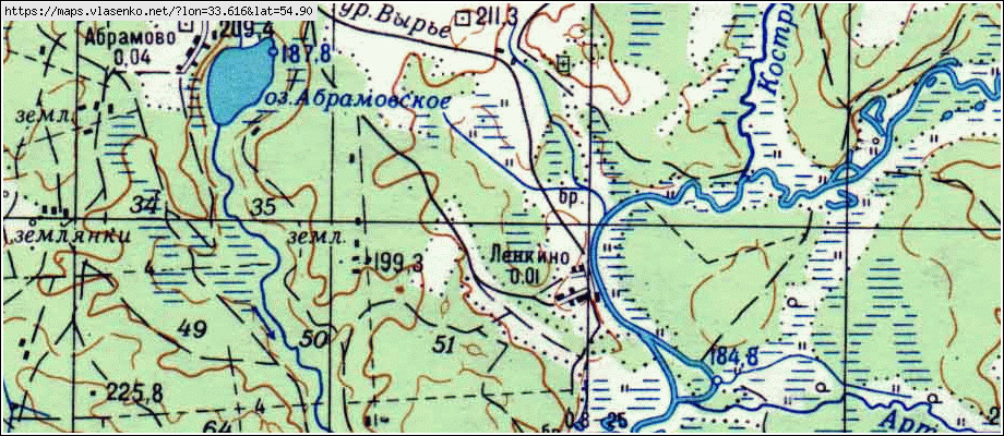 Дорогобужский район карта с деревнями