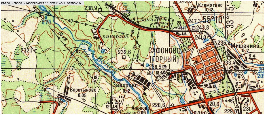 Подробная карта дорогобужского района смоленской области