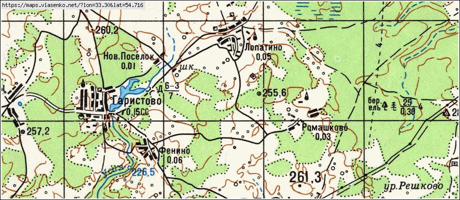 Карта ельнинской губернии