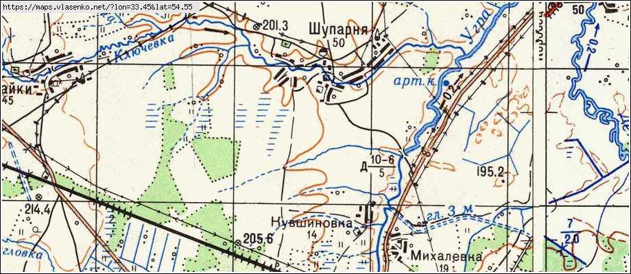 Карта ельнинского района смоленской области