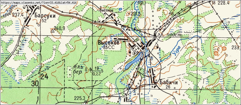 Карта ельнинской губернии