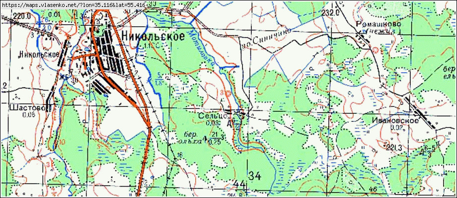 Карта сельцо брянской области с улицами