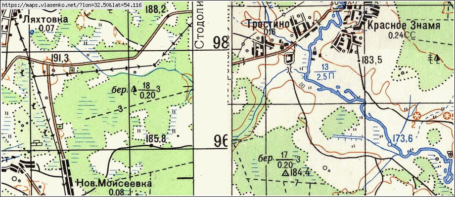 Карта хиславичского района смоленской области подробная с деревнями на 1941 год