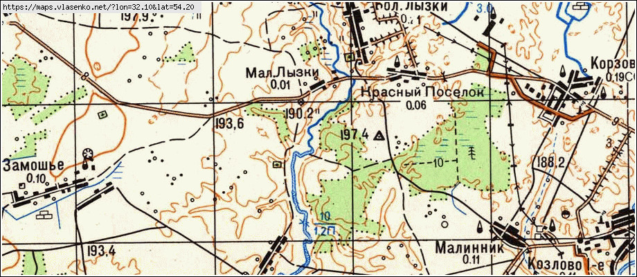 Красный смоленская область карта